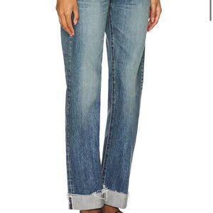 Moussy Hopewell Straight Leg Blue Jeans